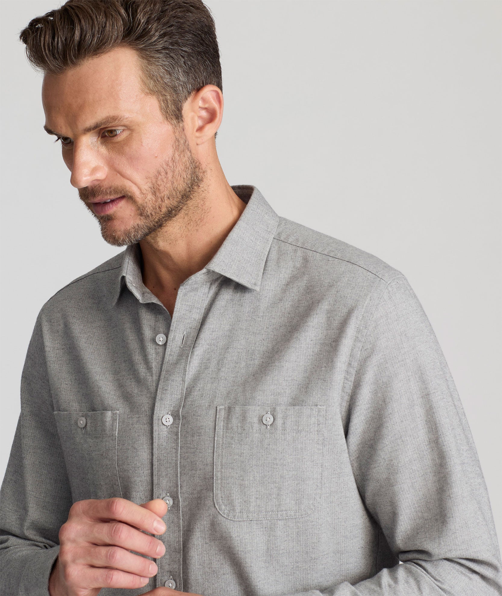 Flannel Hemsworth Shirt for Men - Soft Plaid Button Down Shirt - Cozy Winter & Fall Fashion - Perfect for Outdoor Activities & Casual Wear