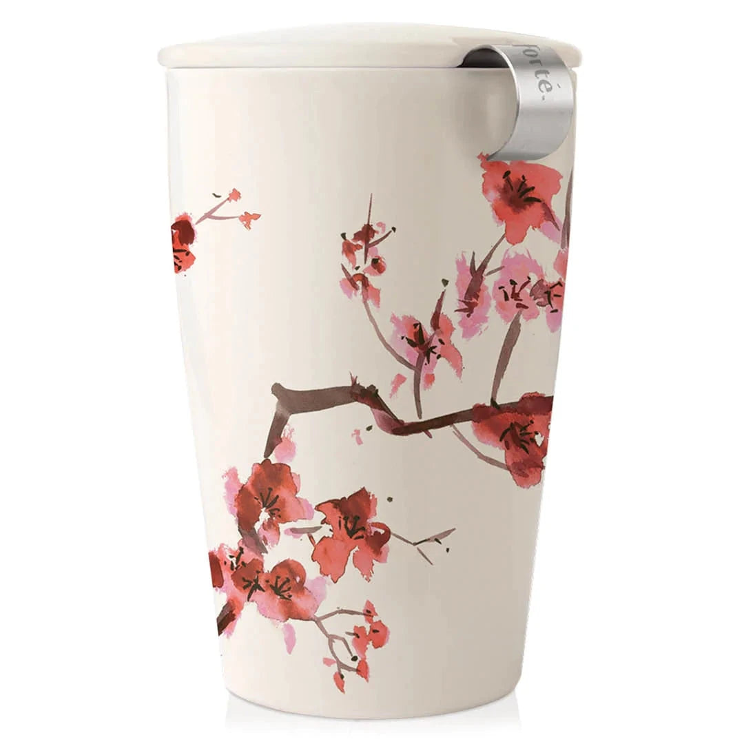 Tea Forte KATI Infuser Cup - Premium Loose Leaf Tea Brewing Mug with Built-in Strainer - Perfect for Home, Office & Gift Giving