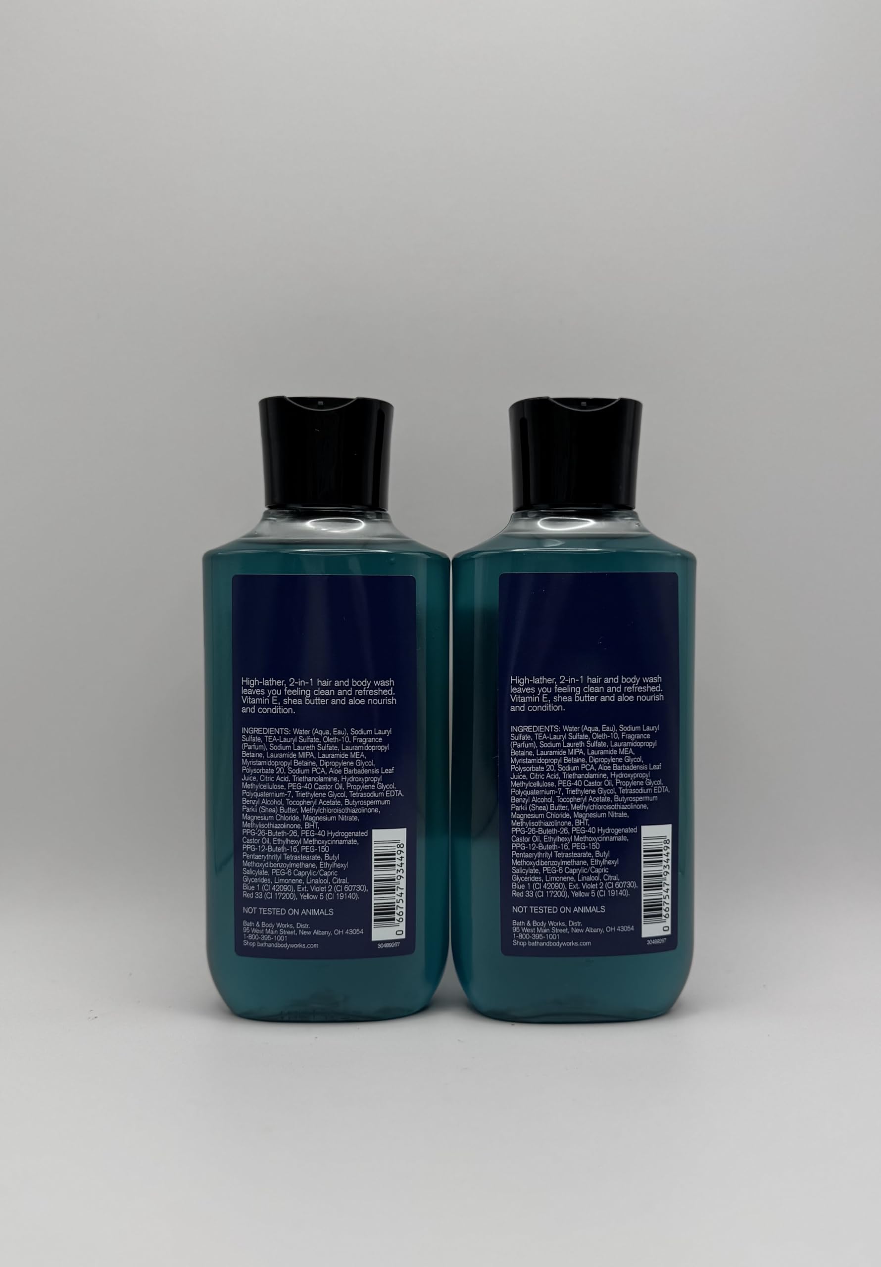 Men's 2-in-1 Hair & Body Wash - Cypress Scented Shower Gel (10 fl oz, Pack of 2) | Bath & Body Care for Men | Perfect for Gym, Travel & Daily Shower Routine