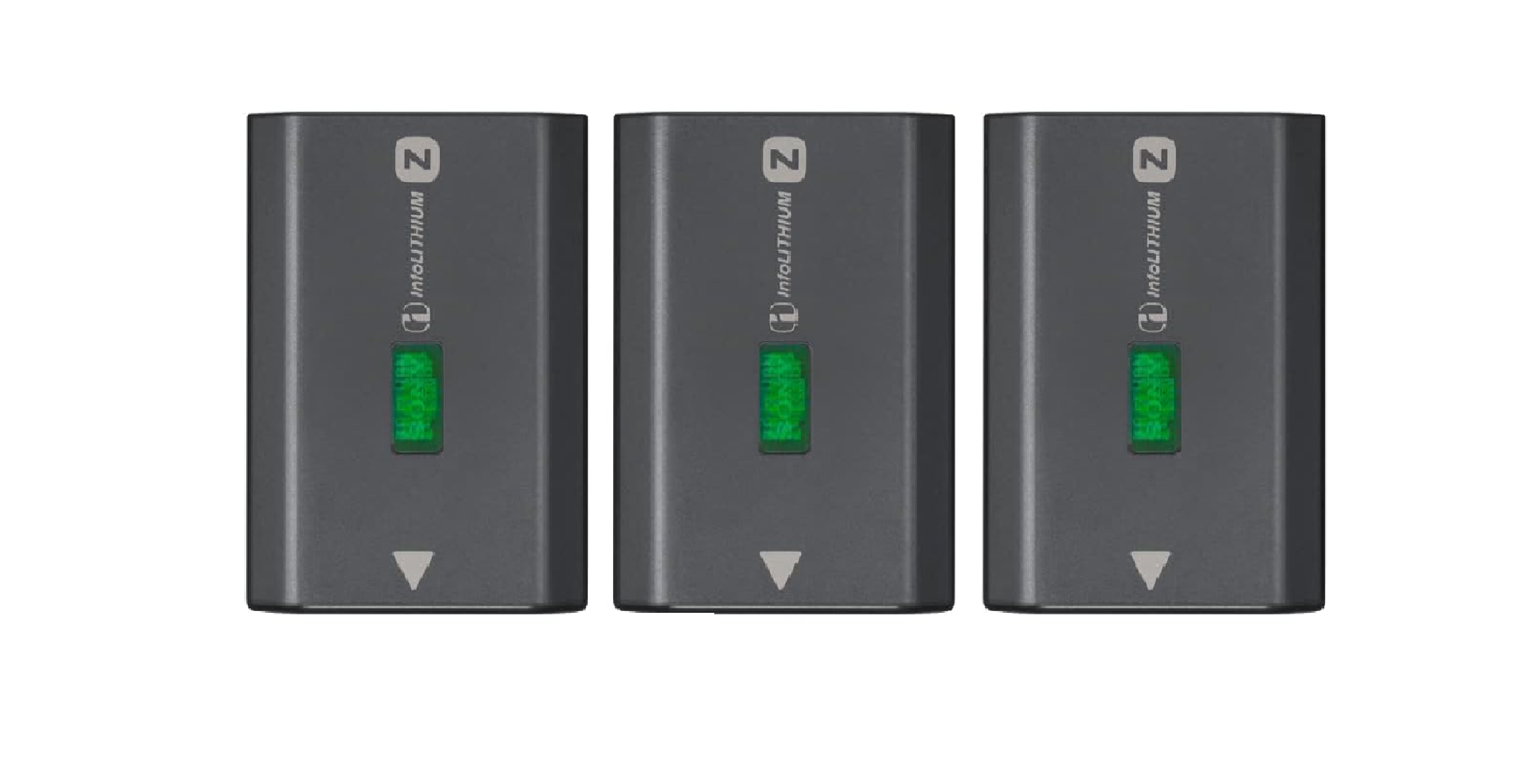 3-Pack Sony NP-FZ100 Rechargeable Lithium-Ion Battery with Ultimaxx AC/DC Rapid Charger - 2280mAh for Sony Alpha A7 III, A7R III, A9 Digital Cameras - Perfect for Travel, Photography & Professional Shoots
