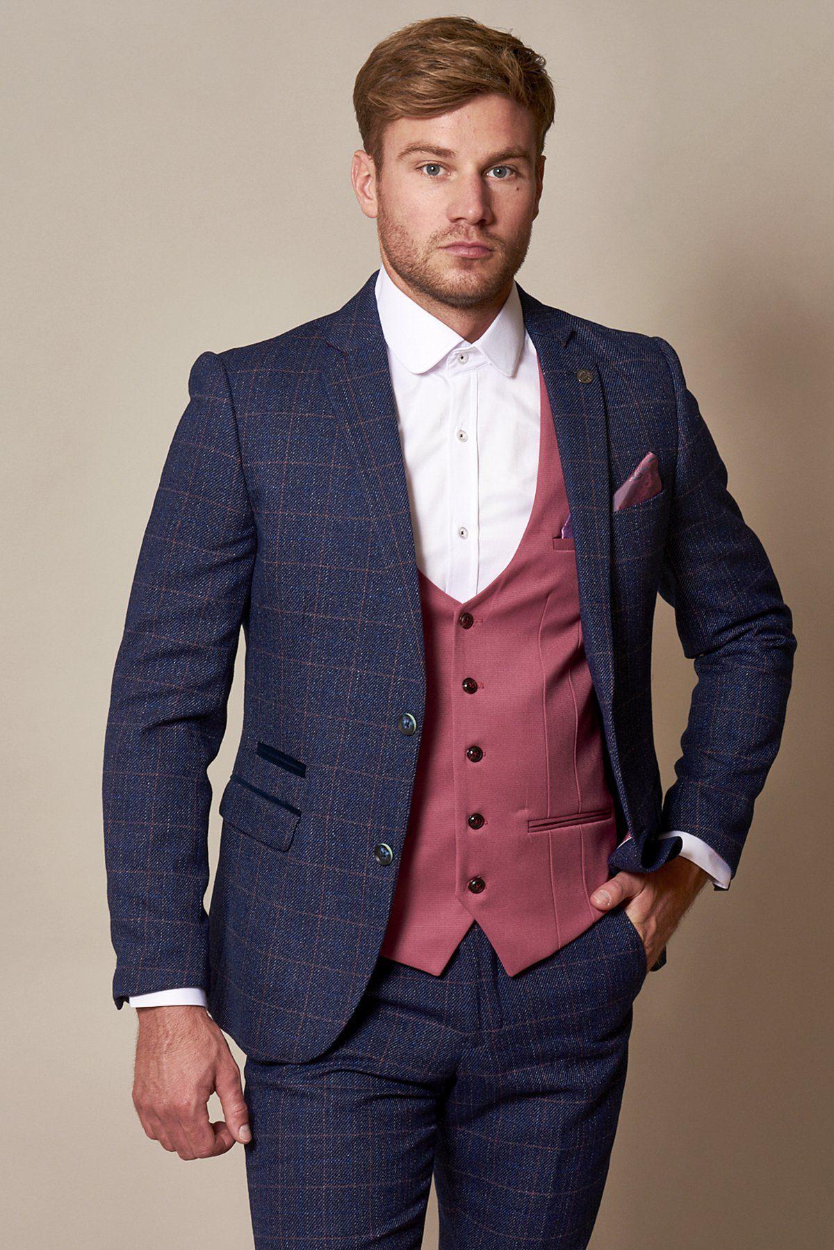 KELLY Women's Pink Single Breasted Waistcoat Vest - Slim Fit Formal Office Wear for Business & Special Occasions