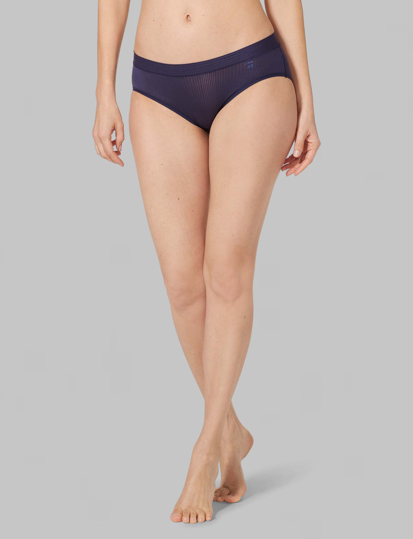 Women's Second Skin Luxe Rib Brief - Ultra Soft Comfortable Underwear for Everyday Wear | Perfect for Yoga, Lounge & Sleep