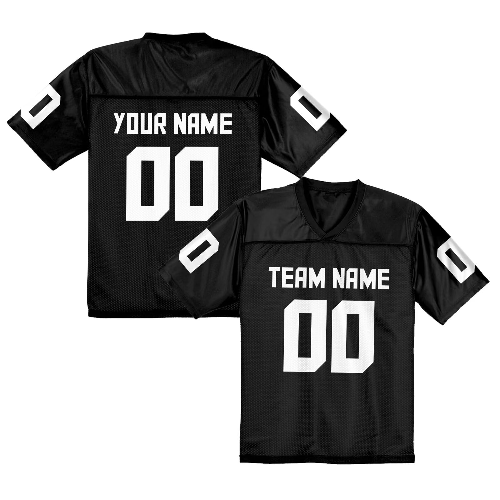Custom Replica Football Jersey - Personalized Team Name & Number - Men's Women's Youth Soccer Uniform - Perfect for Fans, Gifts & Game Day Outfits