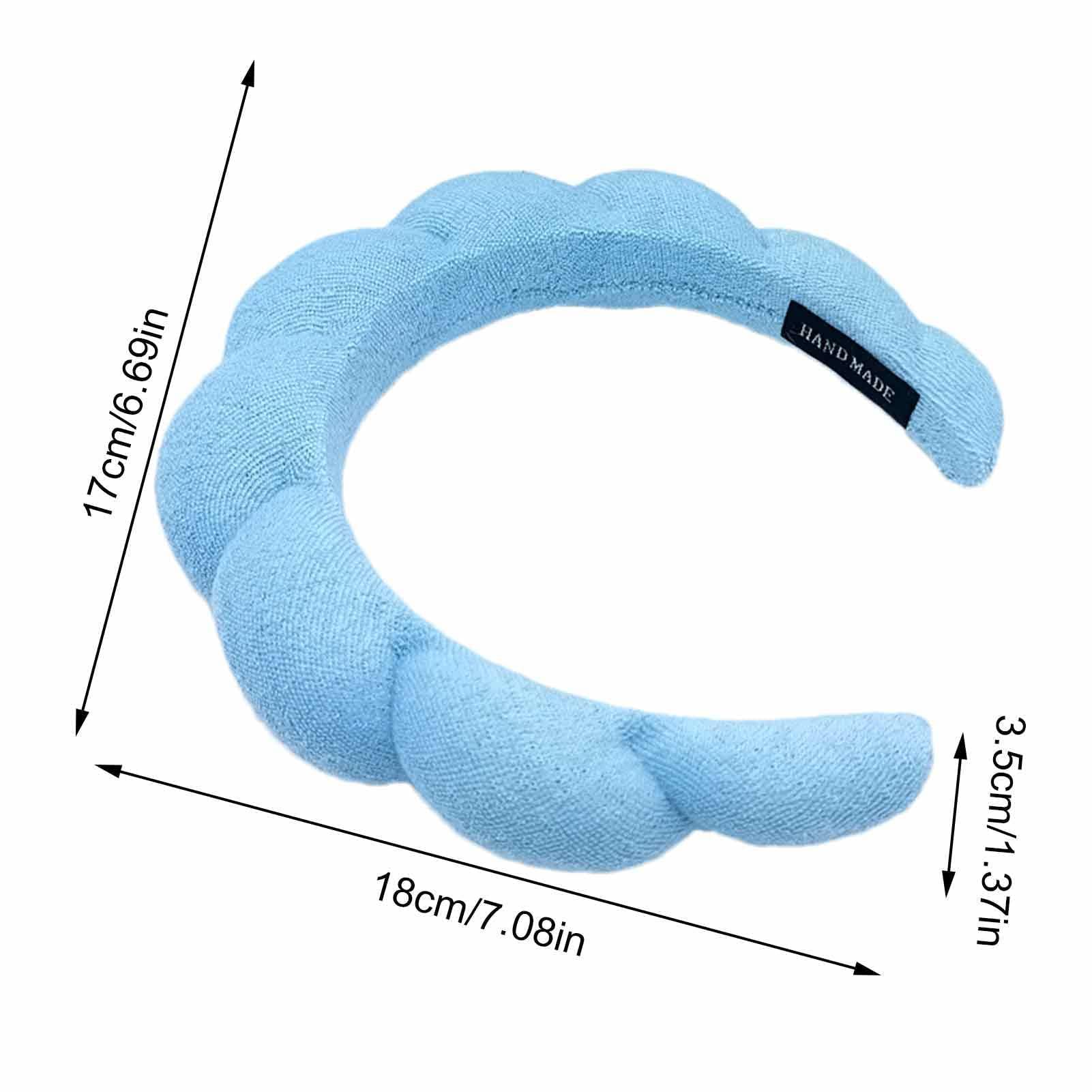 Mimi and Co Women's Spa Headband - Soft Terry Cloth & Sponge Fabric for Skincare, Makeup, Face Washing & Shower - Black Headband for Relaxing Spa Days, Home Beauty Routines & Skincare Treatments