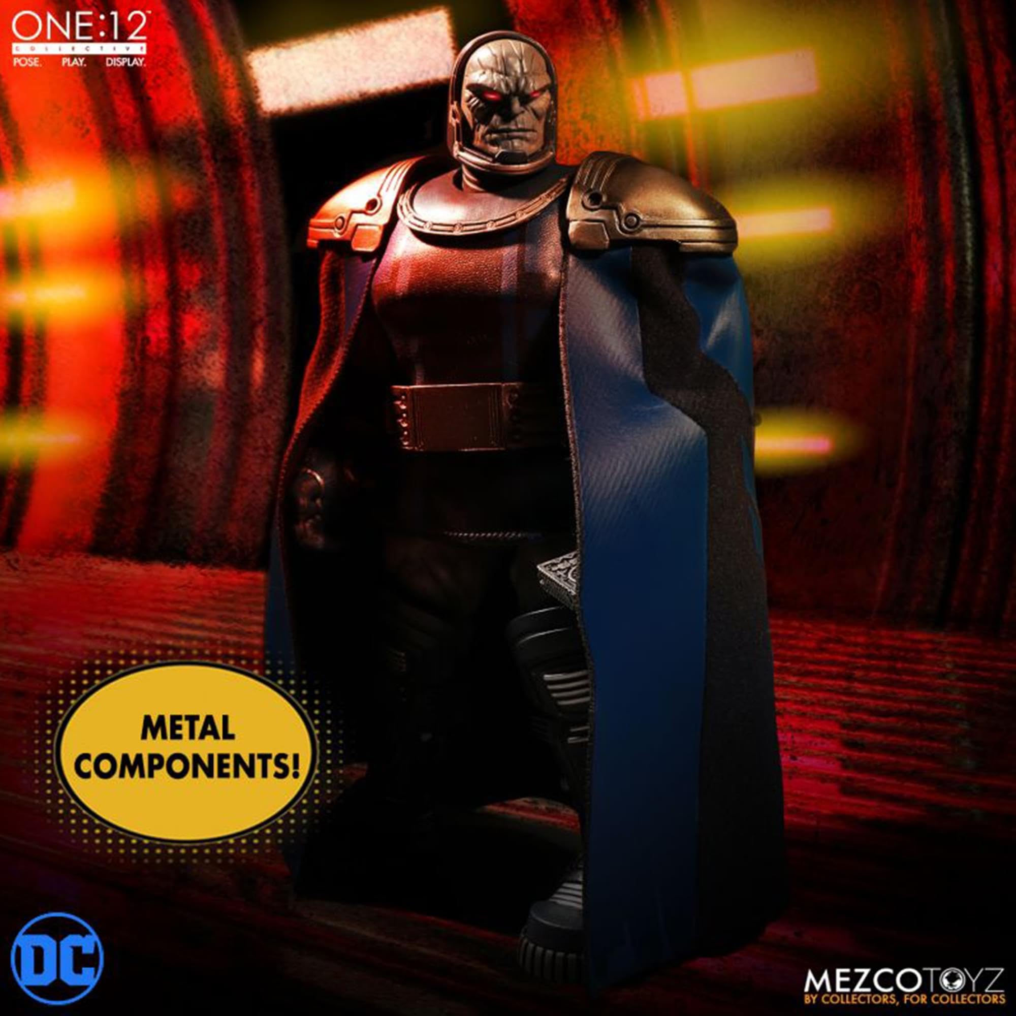 Mezco One:12 Collective DC Darkseid Action Figure - Premium Collectible Toy for Display & DC Comics Fans - Perfect for Home Decor, Office Display, and Comic Conventions