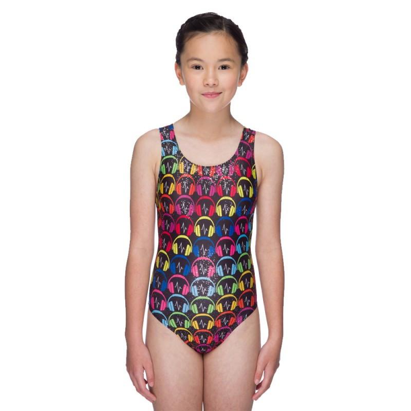 Maru Audio Sparkle One Piece Swimsuit for Women - Sexy High Waisted Bathing Suit with Tummy Control - Perfect for Beach, Pool Party & Summer Vacation