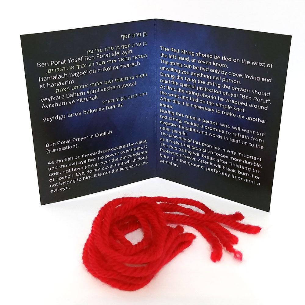 5 Red String Kabbalah Bracelets Blessed in Jerusalem with King Solomon Love Seal - Spiritual Protection & Good Luck Charm for Love, Wealth & Happiness