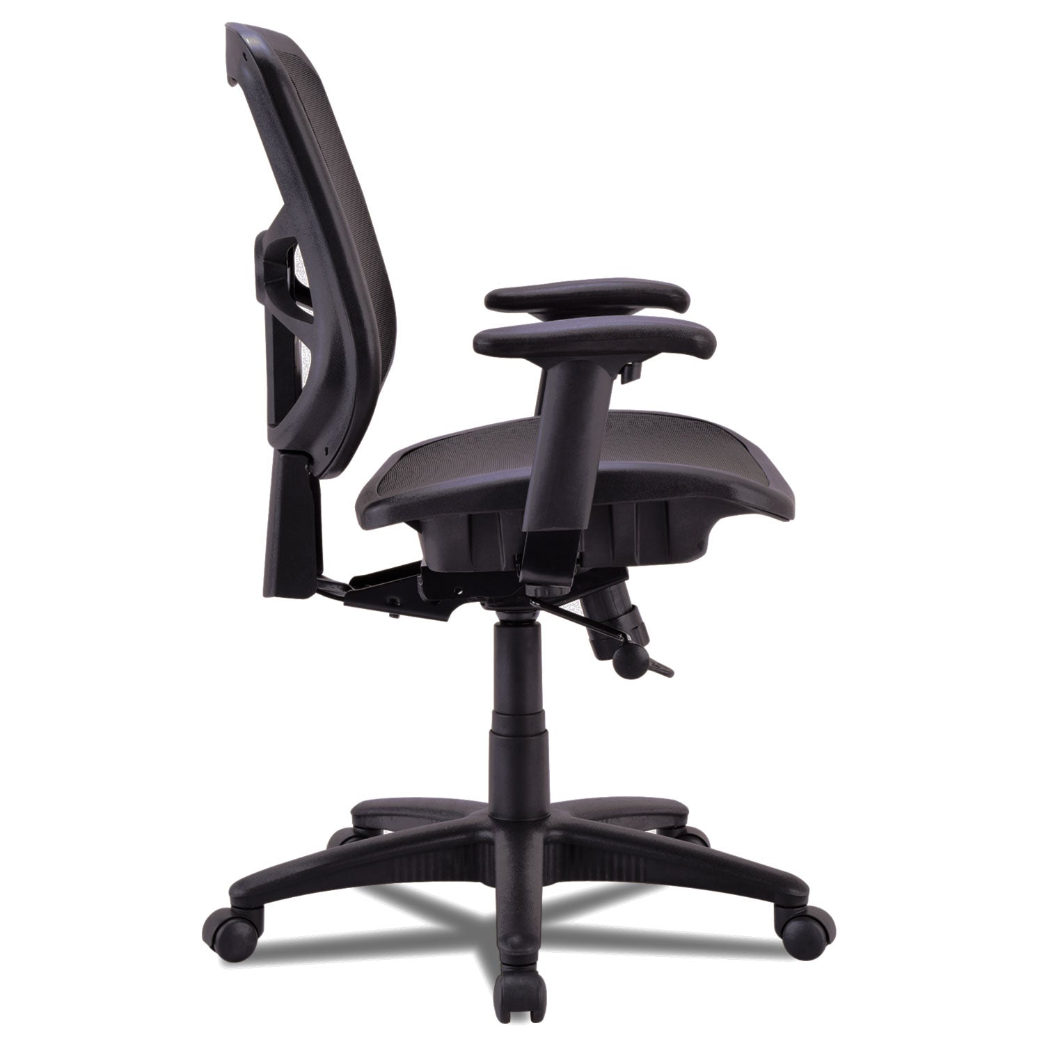Alera Elusion Series Mesh Mid Back Swivel Tilt Office Chair - 275 lb Weight Capacity, Adjustable Seat Height 17.9