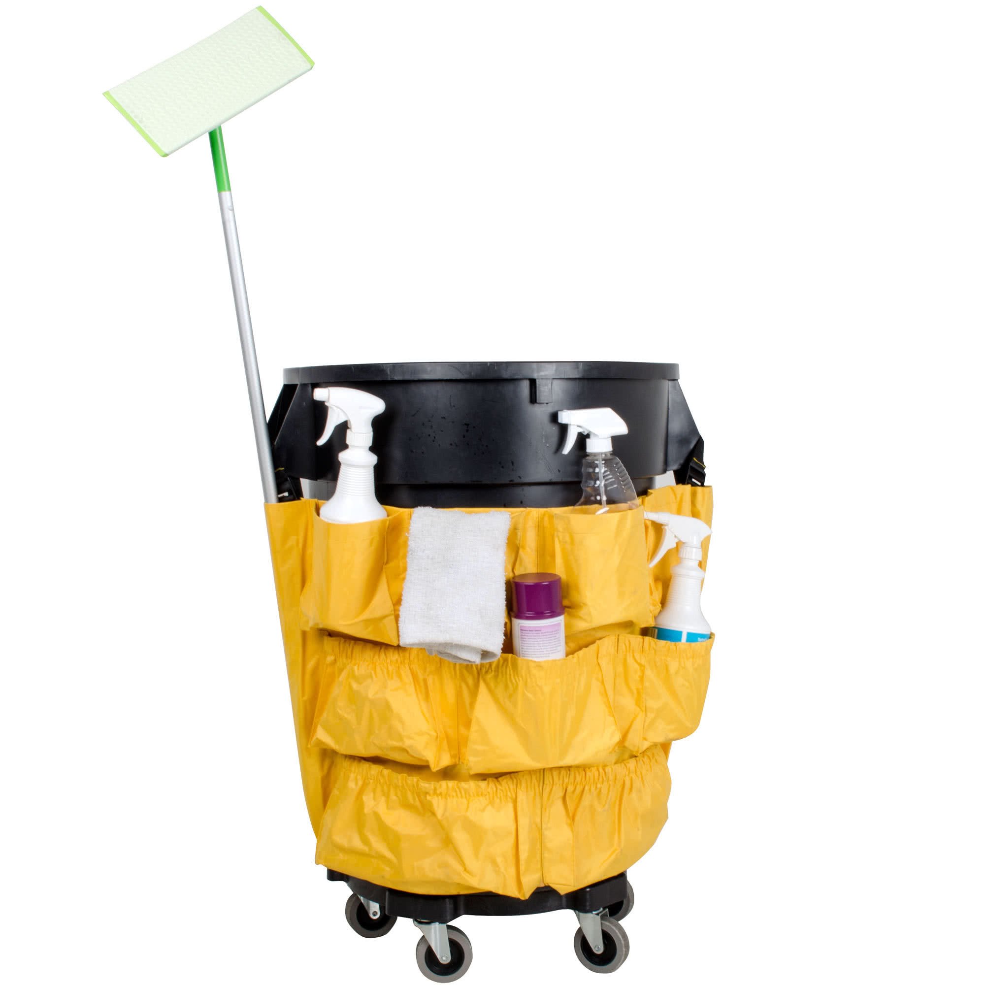 TableTop King Nylon Caddy Bag for Large Round & Square Trash Cans - Durable Waste Bin Organizer with Handles | Perfect for Kitchen, Bathroom, Office & Outdoor Use