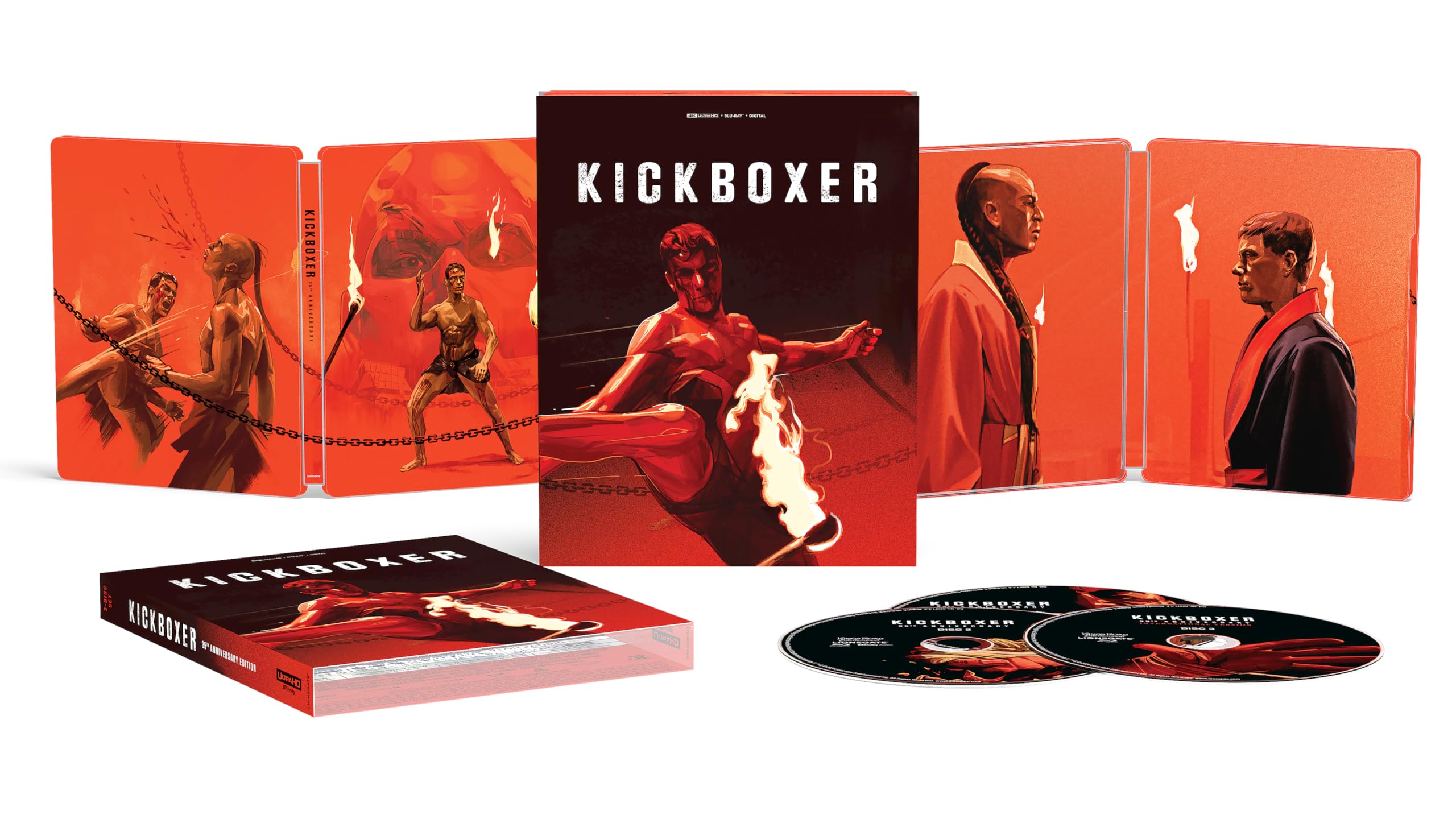 Kickboxer 4K Ultra HD Blu-ray Digital Copy Steelbook Limited Edition - Amazon Exclusive | Perfect for Movie Collectors & Action Film Fans
