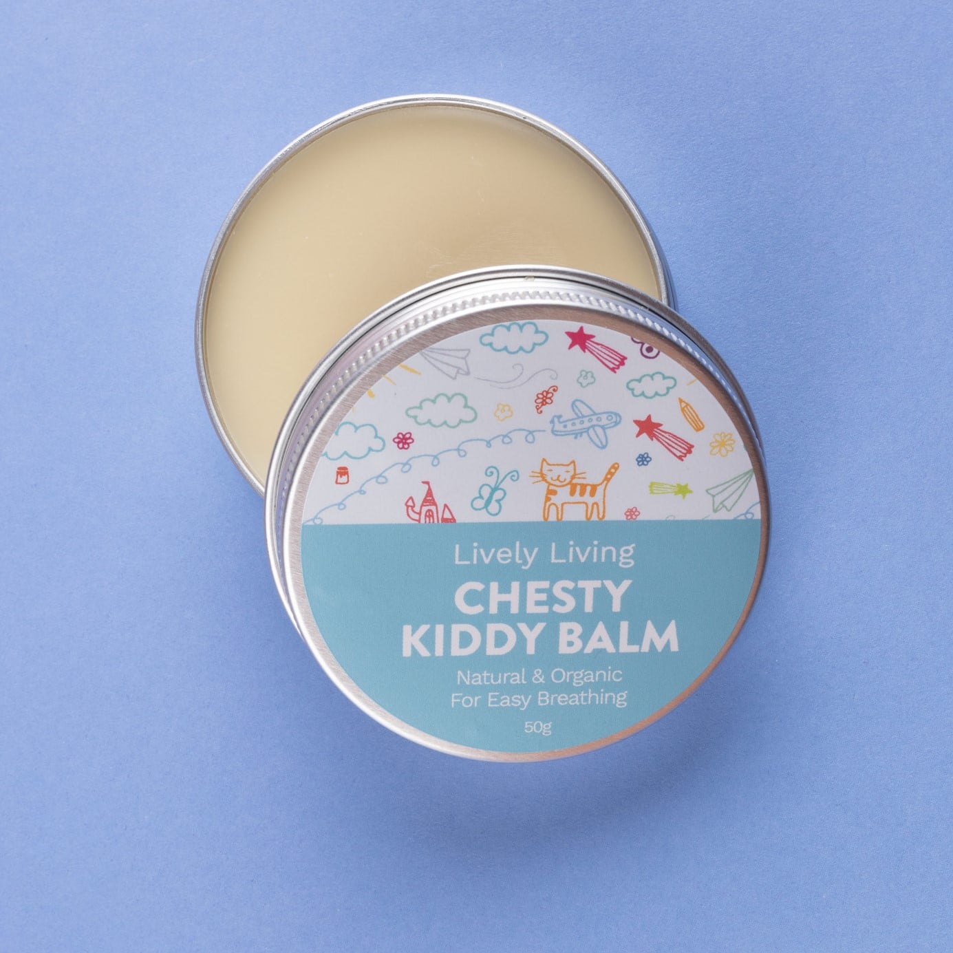Chesty Kiddy Balm - Natural Chest Rub for Kids | Soothes Cough & Cold Symptoms | Perfect for Bedtime & Winter Relief