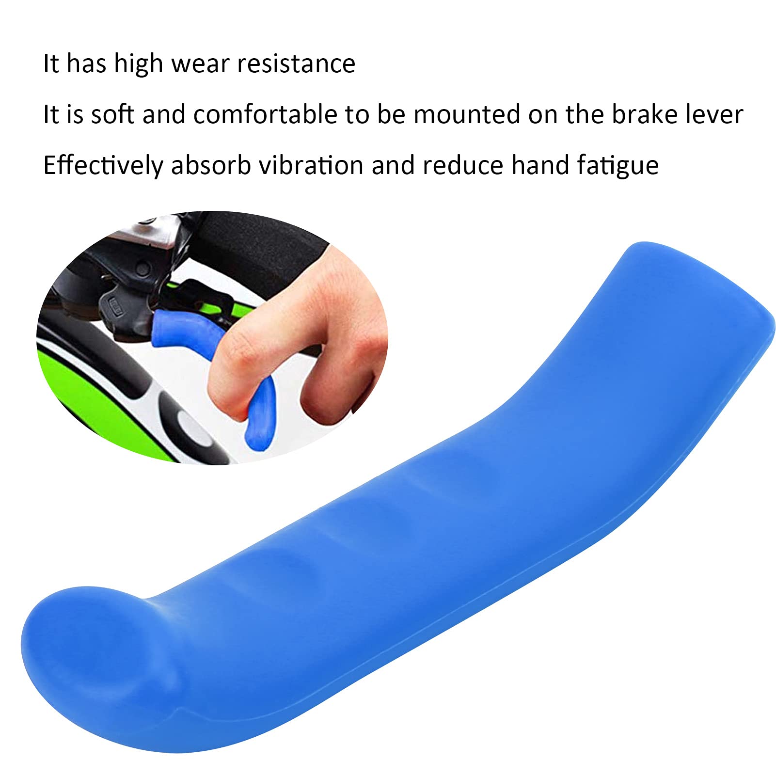Keenso Anti-Slip Silicone Bike Brake Lever Cover - Durable Protection for Bicycle Handlebars | Perfect for Mountain Bikes, Road Bikes & Commuting