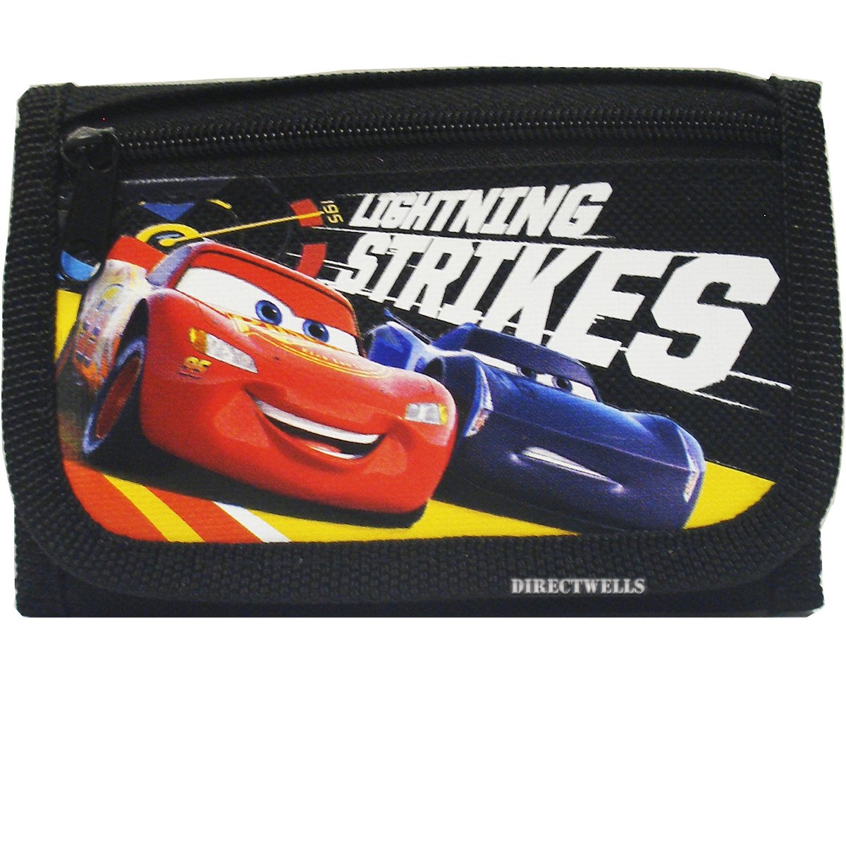Disney Cars Character Authentic Licensed Kids Trifold Wallet for Boys & Girls - Perfect for School, Travel, and Everyday Use