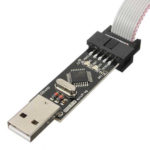 5Pcs USBASP USBISP 3.3V/5V AVR Programmer for ATMEGA8 ATMEGA128 - Perfect for DIY Electronics, Arduino Projects & Microcontroller Programming