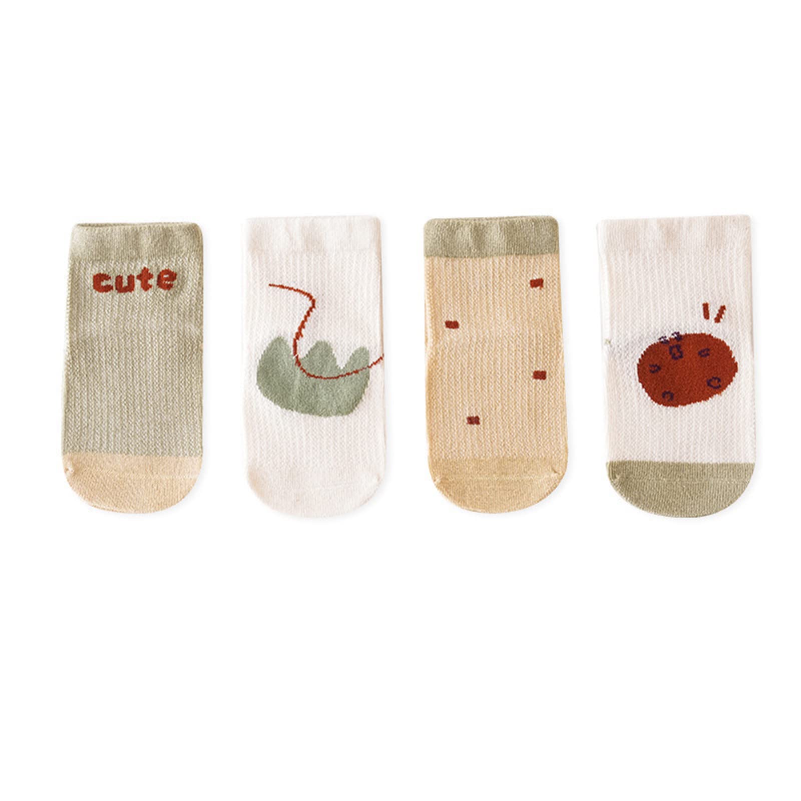 Breathable Cartoon Animal Mesh Socks for Infant Boys & Girls - High Ankle No Show Baby Socks (Yellow, 1-3 Years) - Perfect for Playtime, Outings & Everyday Comfort