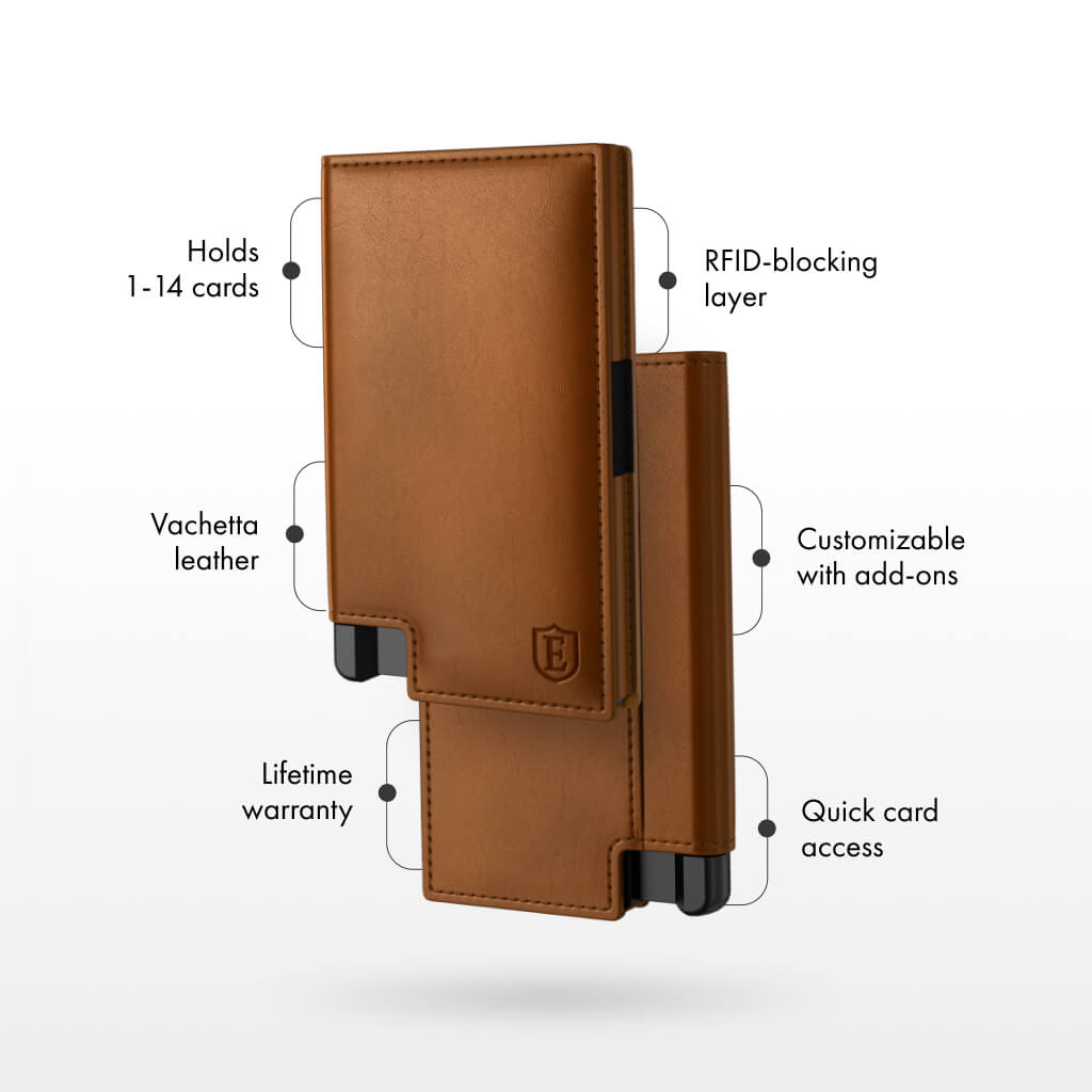 Ekster Pro RFID Blocking Wallet - Slim Minimalist Front Pocket Wallet for Men with Money Clip & Card Holder - Perfect for Travel, Business & Everyday Use