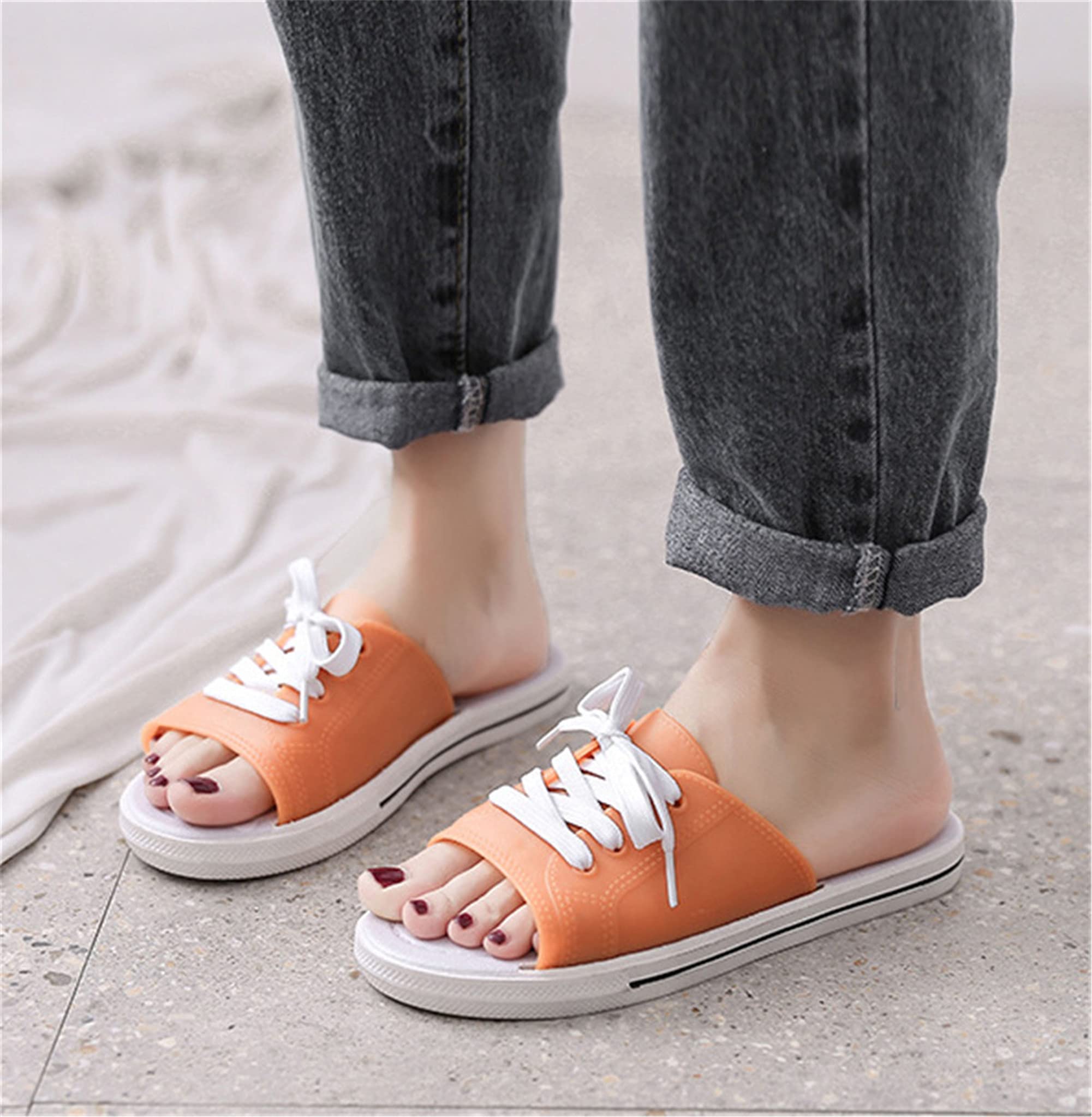 LANFIRE Comfortable Slippers for Women and Men - Soft Bathroom Sandals, Non-Slip Indoor Slides for Home, Spa, and Relaxation - Perfect House Shoes for Cozy Lounging