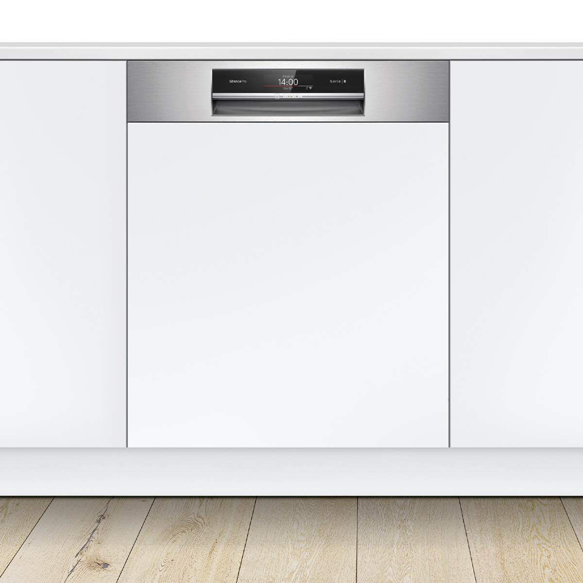 Bosch 60cm Series 8 Semi-Integrated Tall Tub Dishwasher SBI8EDS01A - Perfect for Large Families & Open-Plan Kitchens