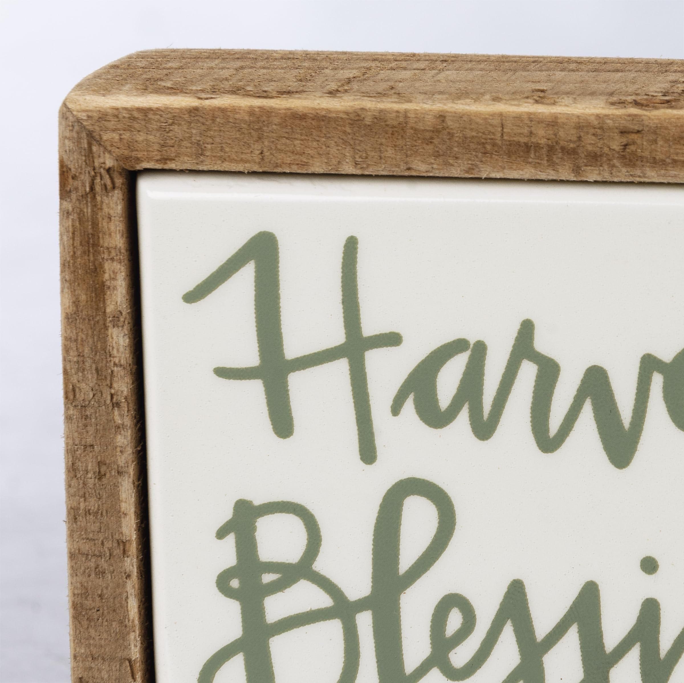 Primitives by Kathy Mini Blessings Box Sign - Rustic Farmhouse Decor for Home, Kitchen, or Gift Giving