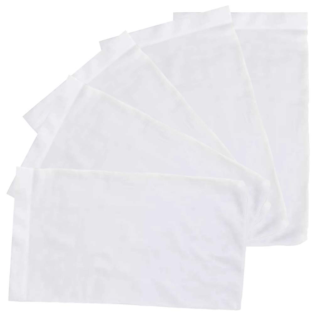 **Hemoton 5-Pack Pool Skimmer Socks - Premium Spa & Pool Filter Covers for Debris & Leaf Protection - Fits In-Ground & Above-Ground Pools (White) - Perfect for Easy Pool Maintenance & Clean Water**