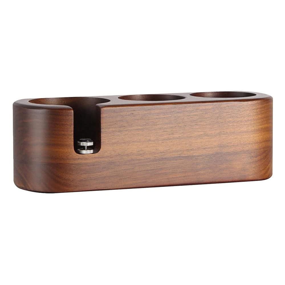 Premium Wooden Coffee Tamper Stand - 51mm/53mm/58mm Espresso Tamper Holder for Professional Baristas & Home Brewing - Durable Coffee Machine Accessory for Perfect Espresso Tamping - Ideal for Coffee Shops, Home Kitchens & Barista Stations