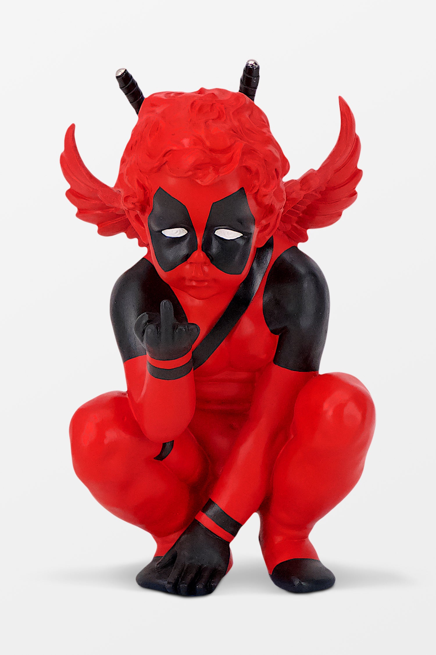 Jimmie Martin Deadpool Angel Statue - Unique Collectible Figurine for Marvel Fans - Perfect for Home Decor, Office Display, and Gift Giving
