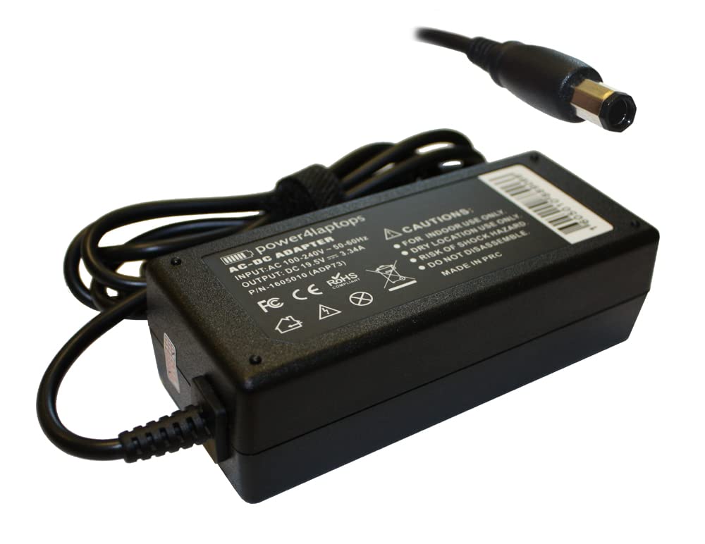 Dell 310-9249 AC Adapter Charger Power Supply for Laptop - Compatible with Dell Inspiron, XPS & Latitude Series | Perfect for Home, Office & Travel Use