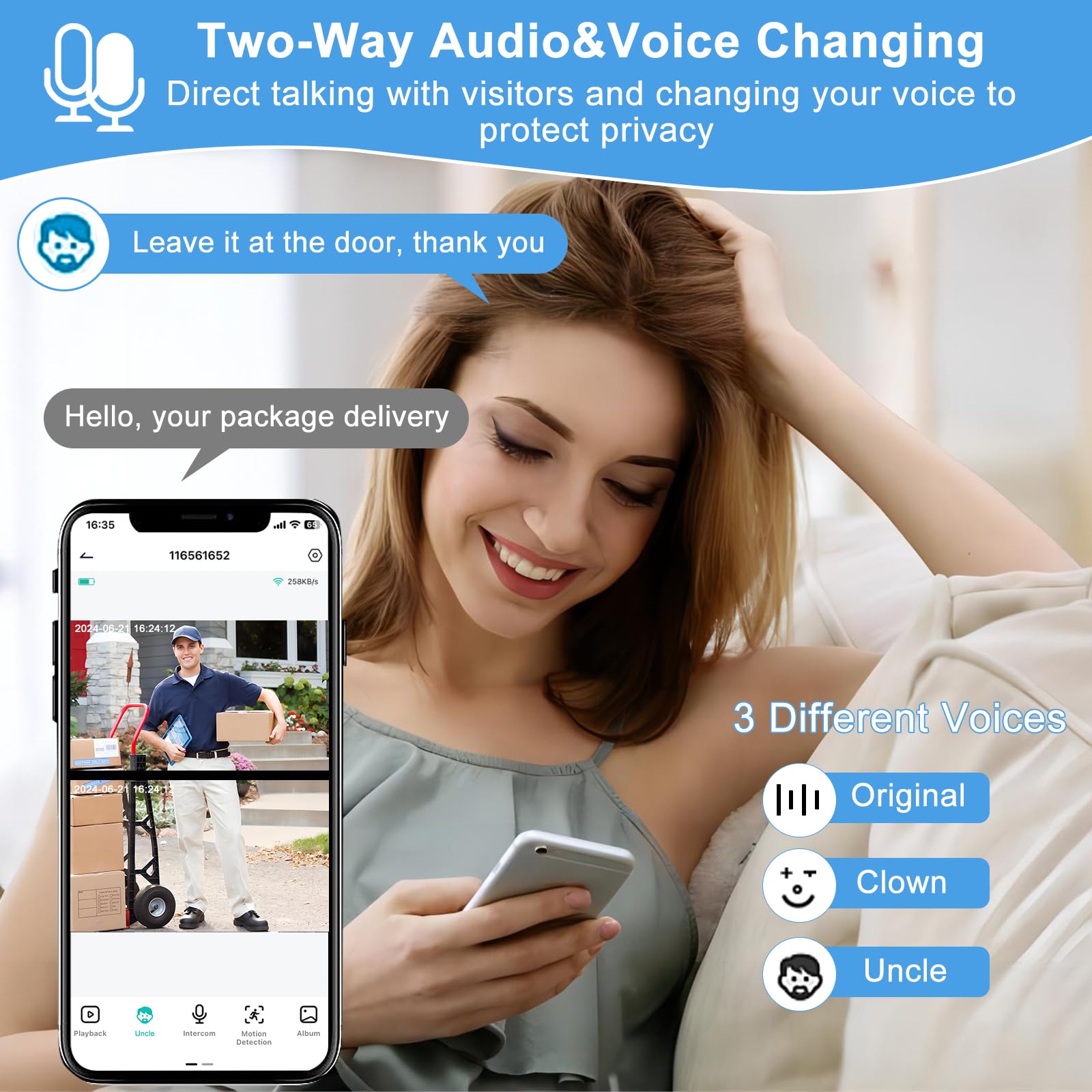 Wireless Video Doorbell Camera with Dual Cameras, Chime, 2-Way Audio, Human Detection & Night Vision - No Subscription Required | Ideal for Home Security, Package Delivery Monitoring & Smart Doorbell System