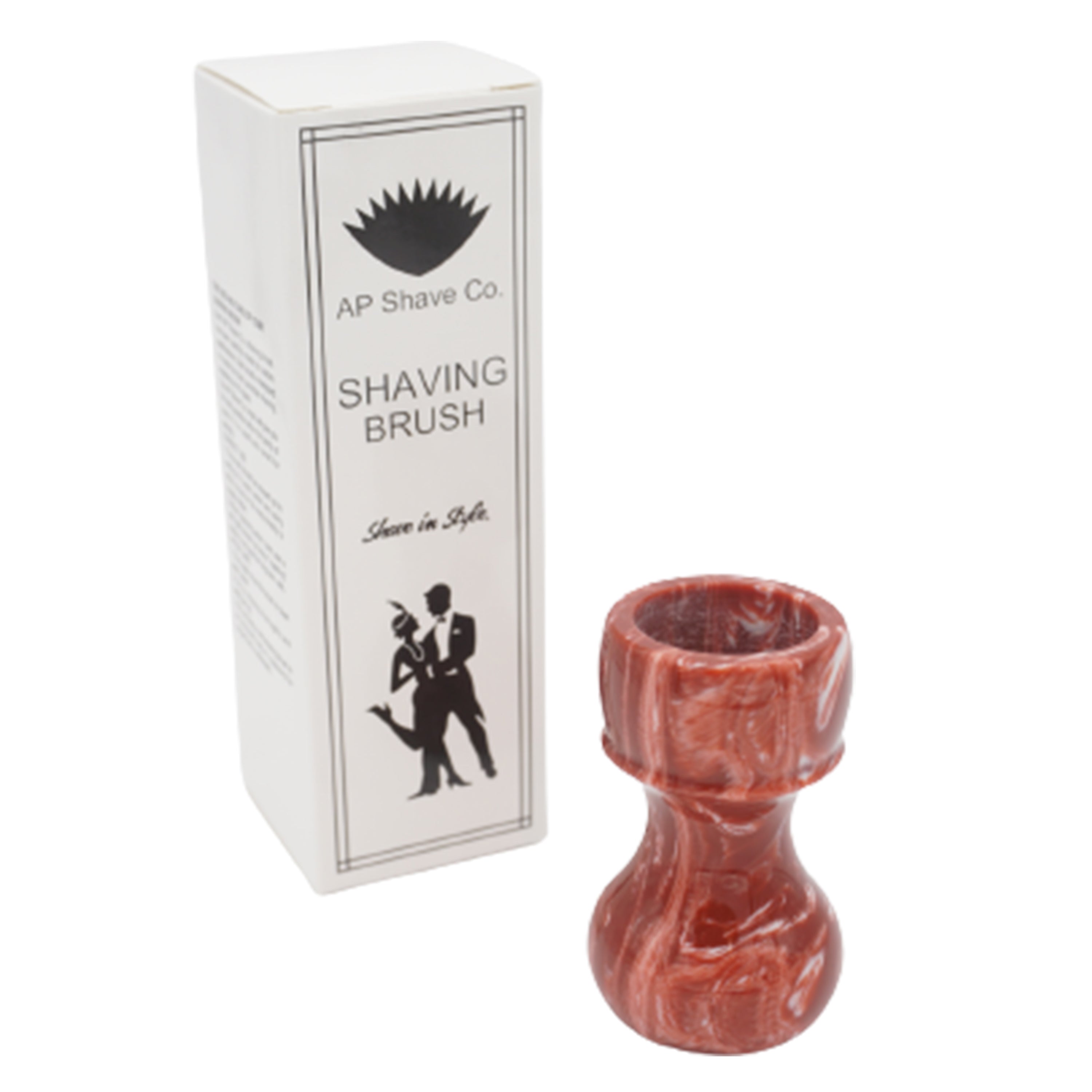 Premium Handmade Strawberry Cream Shaving Brush Handle - Fits 24mm & 26mm Knots - Perfect for Wet Shaving & Grooming Gifts