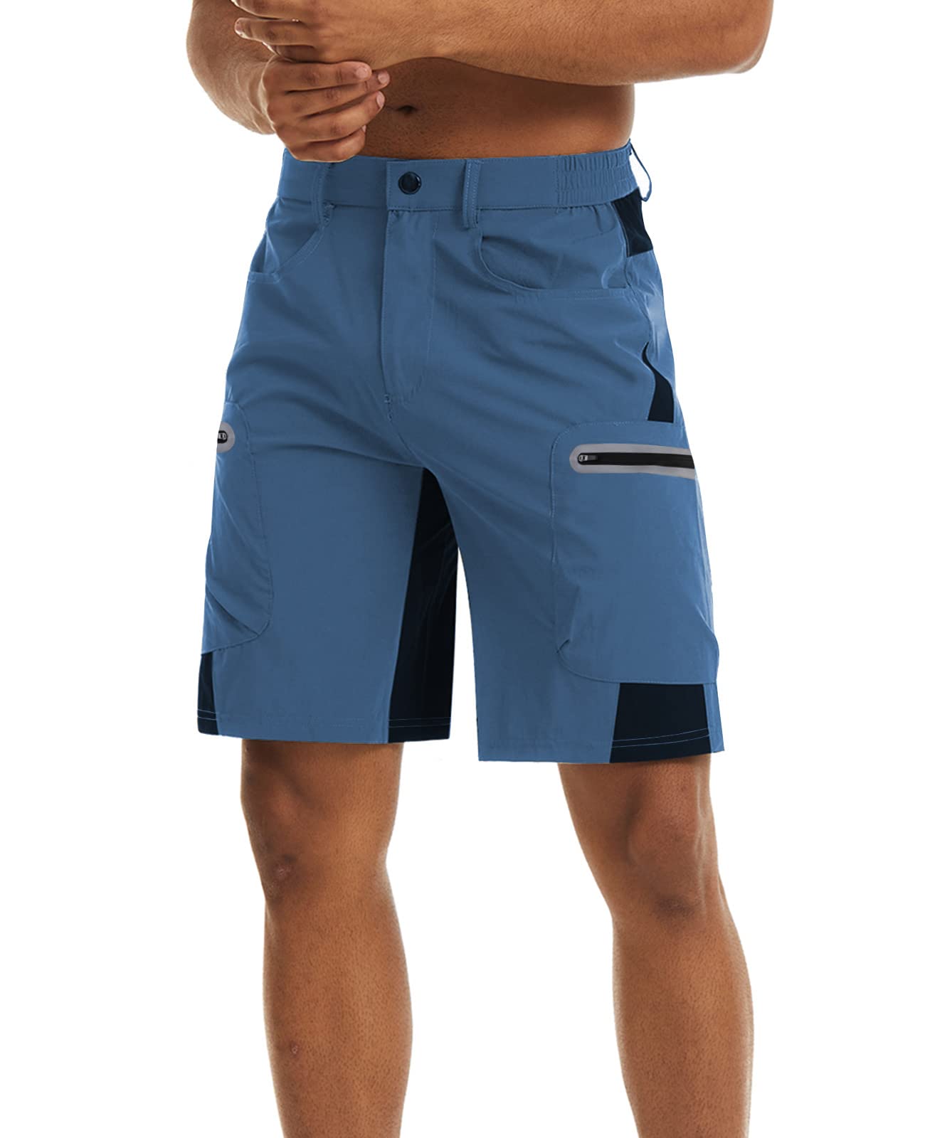 Surenow Men's Hiking Cargo Shorts - Lightweight Quick-Dry Outdoor Shorts for Summer, Fishing, Camping & Travel - Durable & Comfortable for Active Adventures