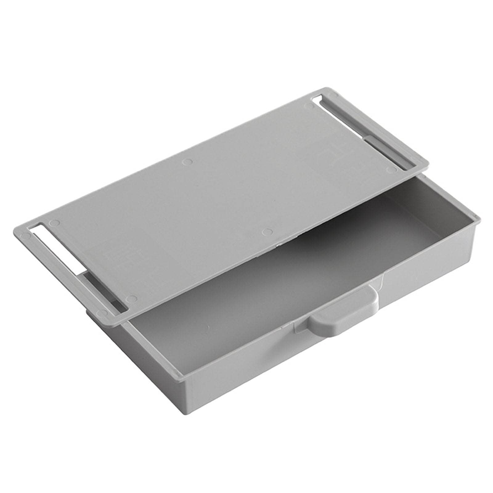 MagiDeal Storage Box with Strong Bearing Capacity - Drawer Type Organizer for Pencils, Stationery & Kitchen Cabinet Storage (Gray) - Perfect for Home, Office & School Organization