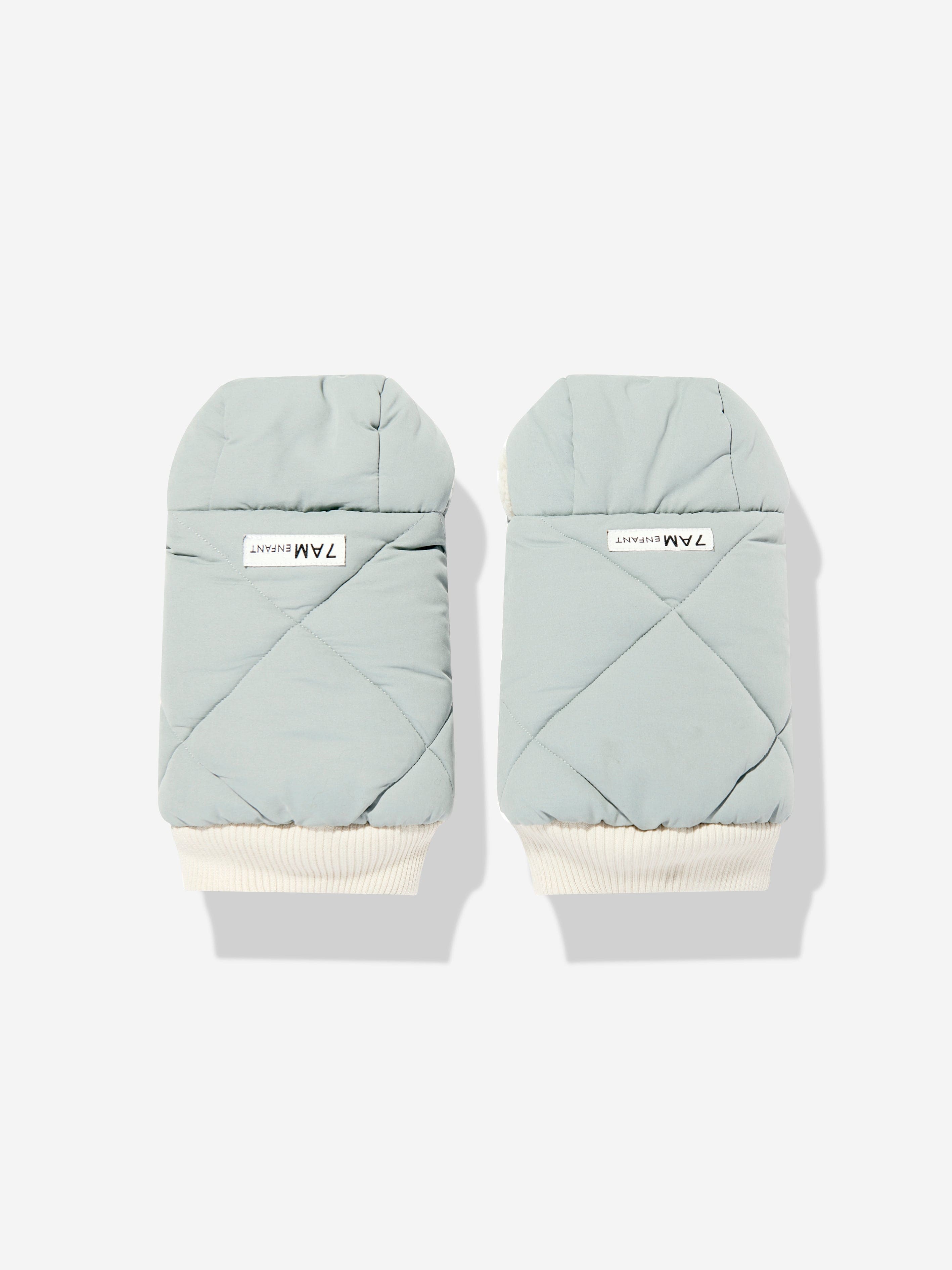 7AM Enfant Benji Winter Warm Muffs for Kids - Soft & Cozy Green Hand Warmers - Perfect for Cold Weather, Outdoor Play & School
