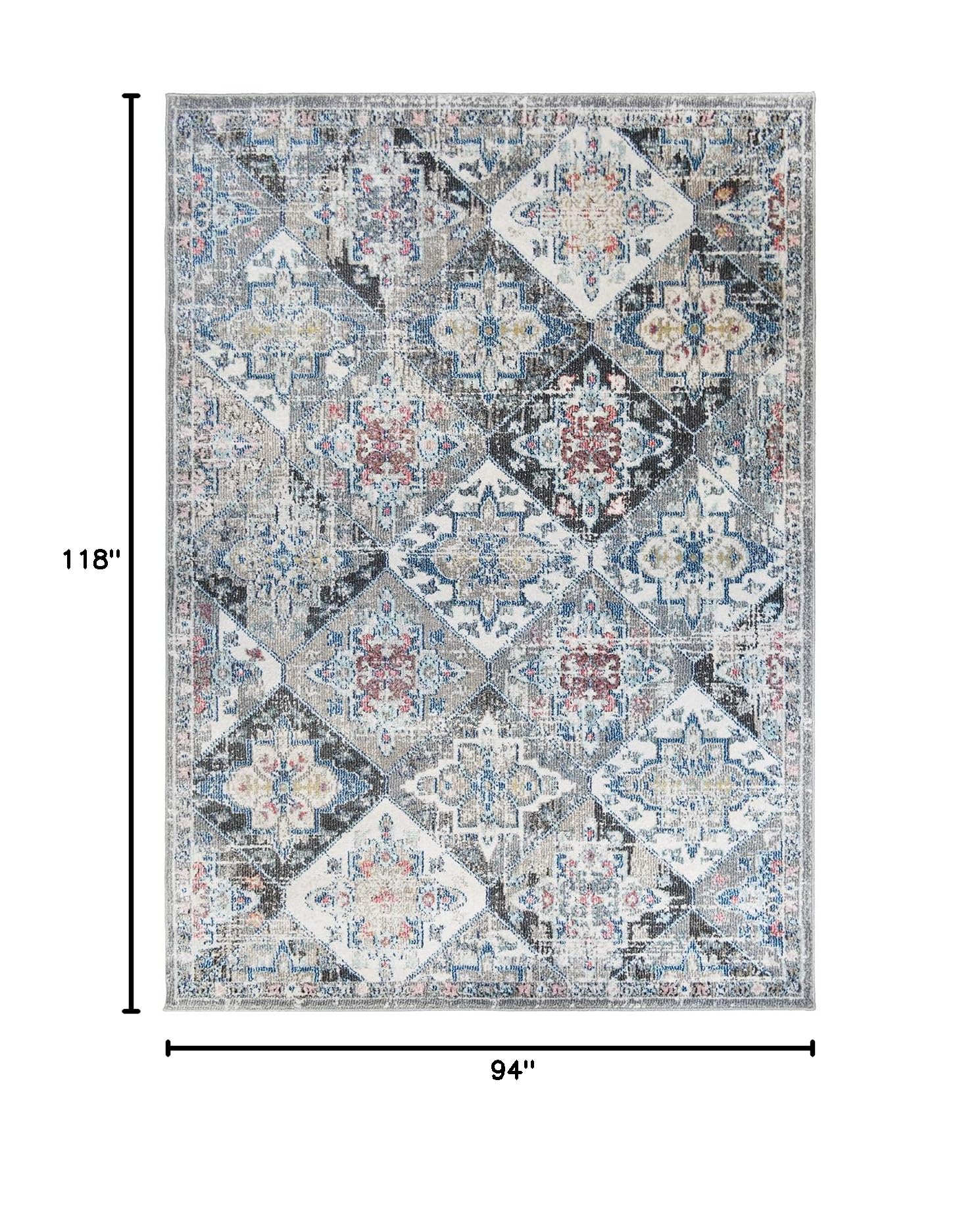 Mayberry Rug Porcelain Area Rug 7'10