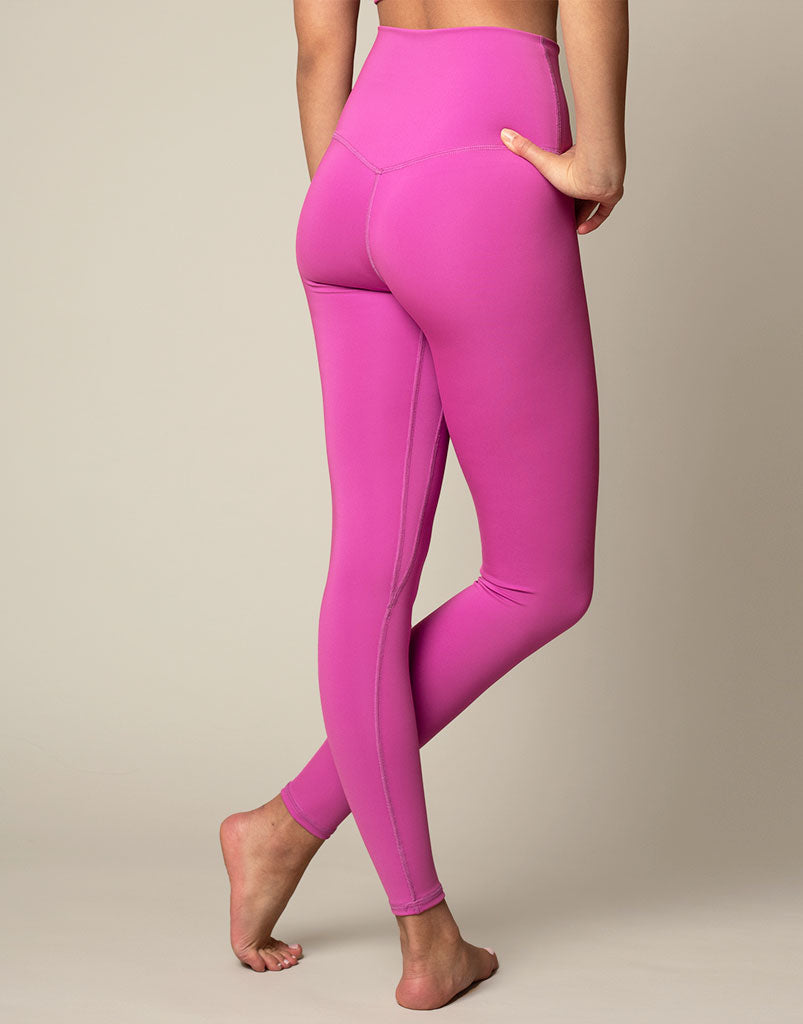 Freestyle Flat Front Legging Orchid - High Waist Yoga Pants for Women, Comfortable Workout Tights - Perfect for Yoga, Gym, Running & Lounge Wear