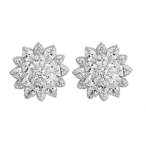 Sun Flower White Gold