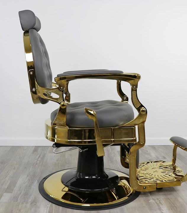 Professional Phoenix Barber Chair for Salon & Home Use - Heavy Duty Adjustable Styling Chair with Hydraulic Lift for Haircuts & Grooming