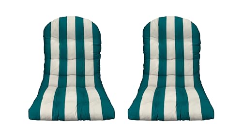 Peacock & White Cabana Stripe