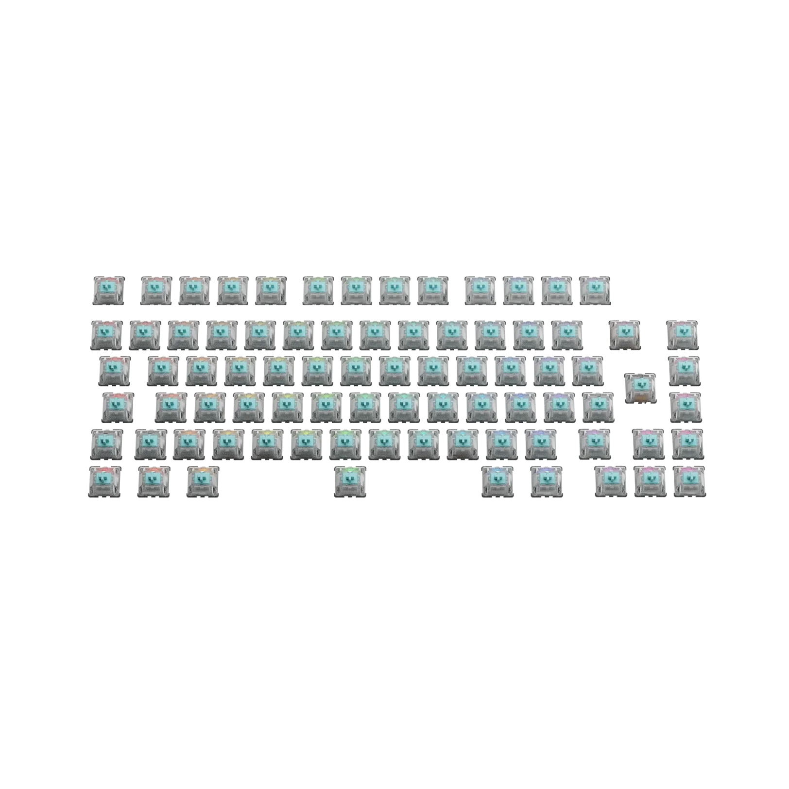 Glorious Lynx Silent MX 75 ISO Mechanical Keyboard Switches - Linear & Quiet for Gaming, Typing & Office Work