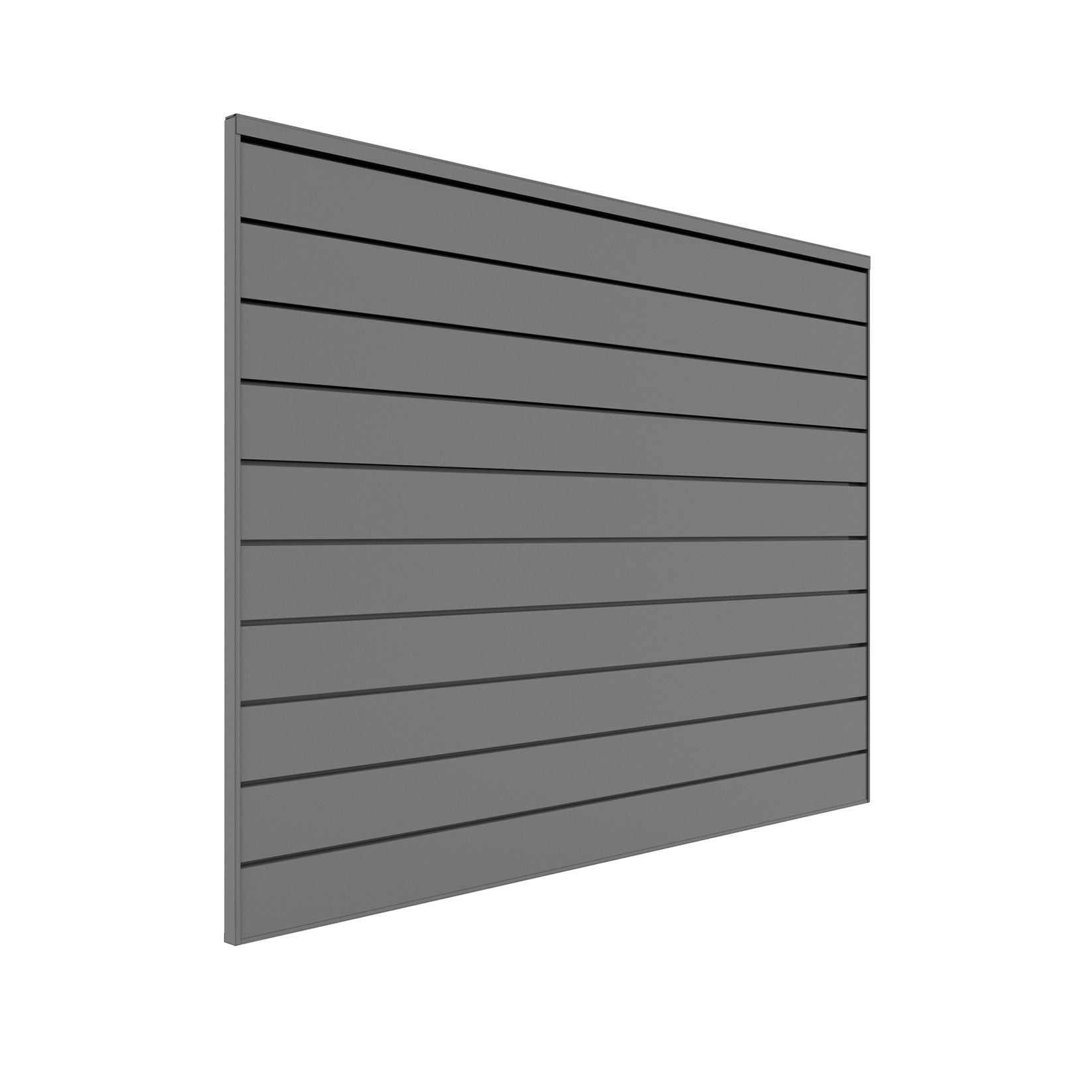 4 ft. x 4 ft. PVC Slatwall Panel - Durable Retail Display Shelving for Stores & Garages - Perfect for Organizing Tools, Accessories & Merchandise