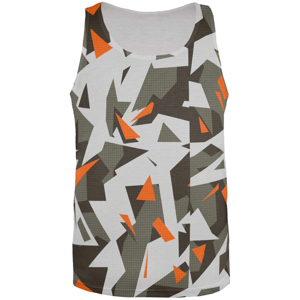 Old Glory Modern Camo Print Adult Tank Top - Comfortable Sleeveless Shirt for Men & Women - Perfect for Gym, Hiking, and Patriotic Events