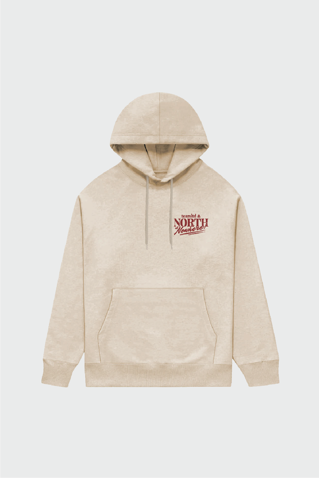 North of Nowhere x TEAMLTD Festival Hoodie - Stylish Unisex Pullover for Music Festivals, Concerts & Outdoor Events | Cozy Fleece Sweatshirt for Men & Women
