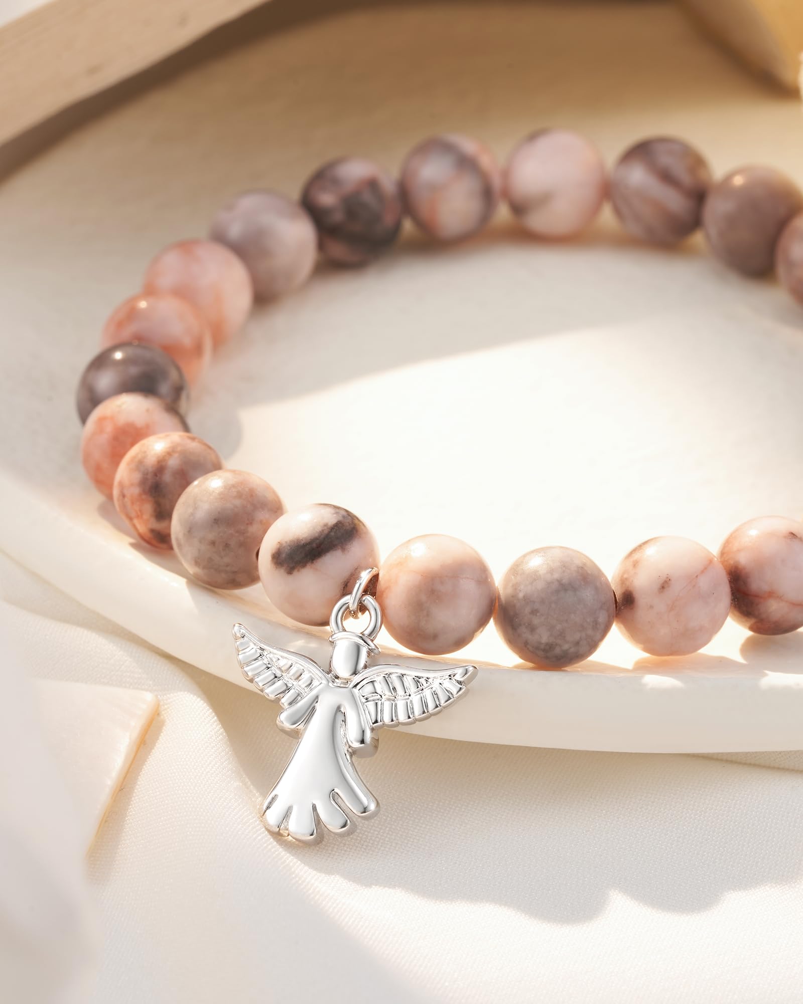 Guardian Angel Bracelet for Women - Inspirational & Spiritual Jewelry Gift for Encouragement, Protection & Faith - Perfect for Birthdays, Anniversaries & Daily Wear