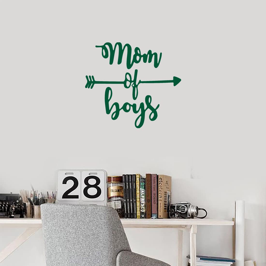 Premium Waterproof Vinyl Decal Stickers Set of 2 - Green Boys Design for Laptop, Phone, Helmet, Car Window, Bumper, Mug | Perfect for Mom Life, Home Decor, Kids Room & DIY Projects