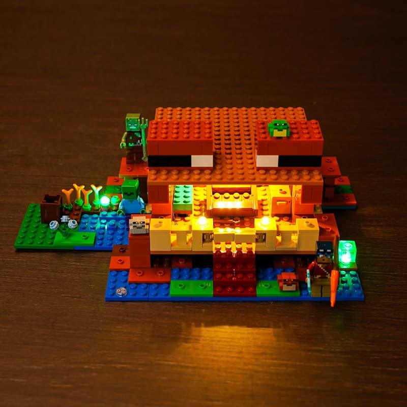 LEGO Minecraft The Frog House 21256 Light Kit - DIY Building Blocks Lighting Set for Display & Night Light - Perfect for LEGO Fans, Home Decor, and Gaming Room Ambience