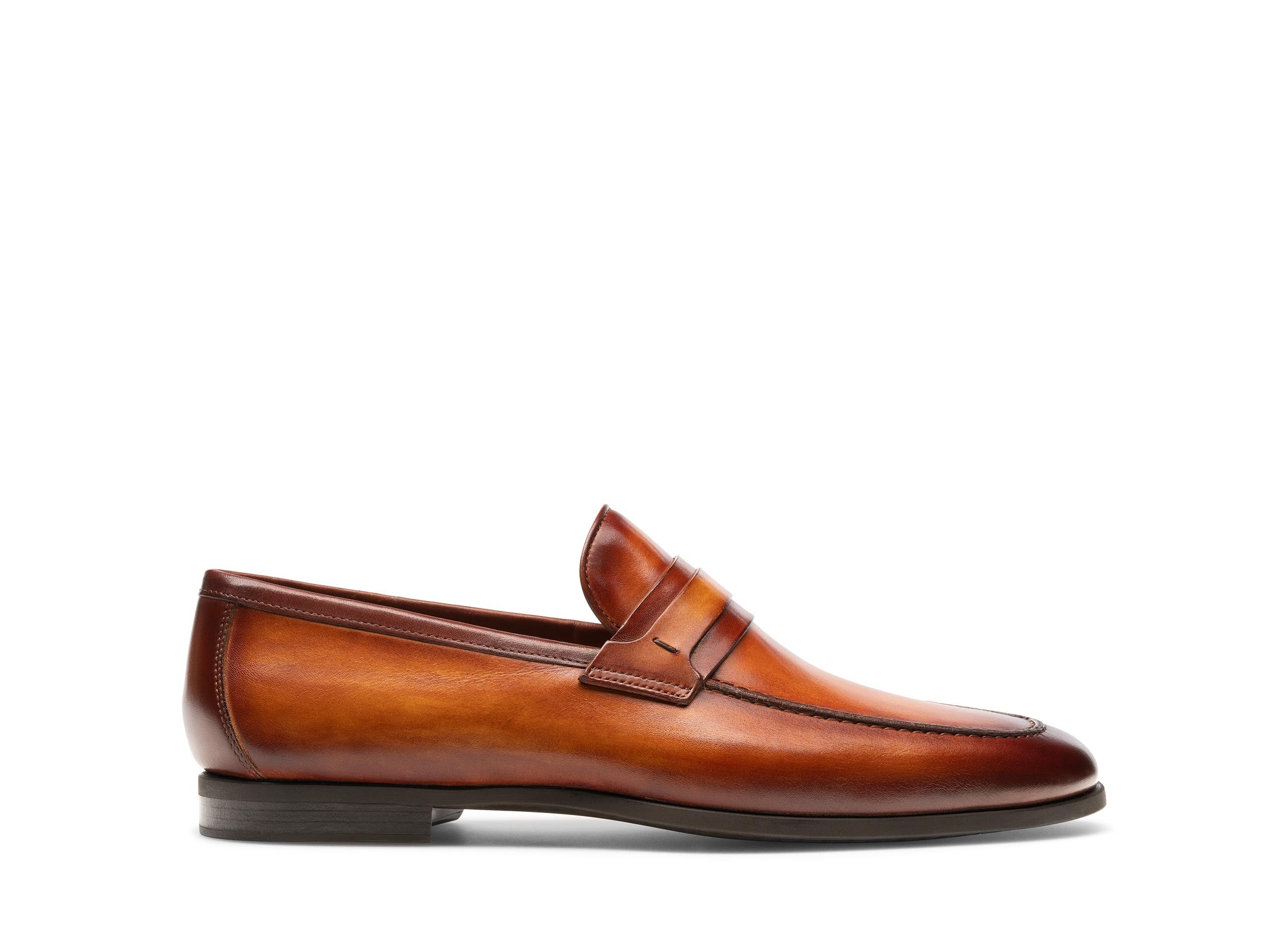 MAGNANNI DANIEL Men's Genuine Leather Dress Loafers - Comfortable Slip-On Shoes for Business, Office & Formal Occasions