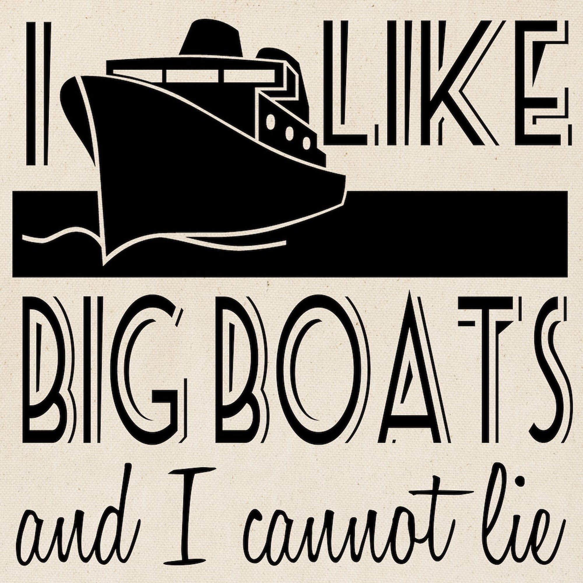 CafePress 'I Like Big Boats' Natural Canvas Tote Bag - Eco-Friendly Reusable Shopping Bag for Groceries, Beach Trips & Daily Use