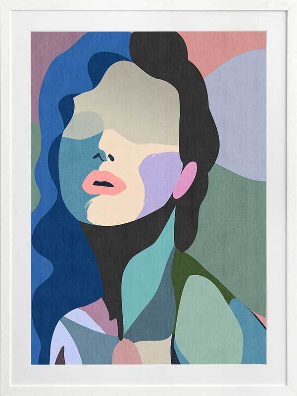 Daring Framed Art Print - Modern Wall Decor for Living Room, Bedroom & Office - Unique Canvas Painting for Home & Office Decor
