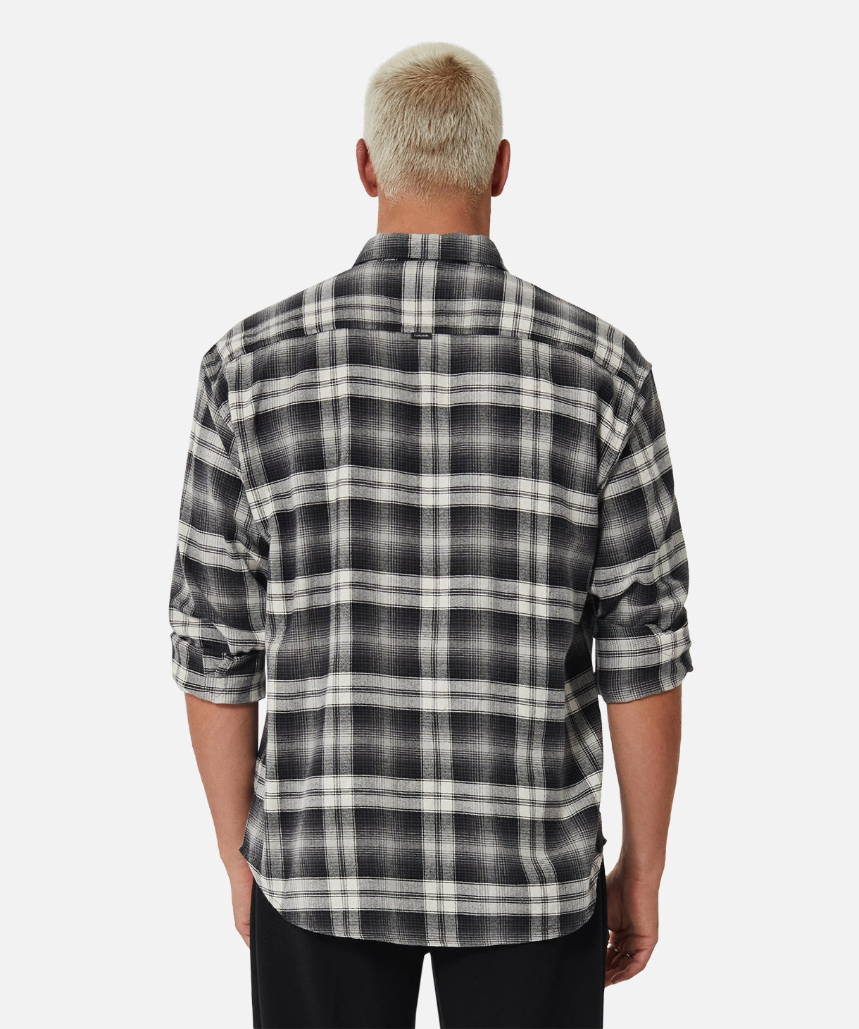 Kingman LS Shirt - Cream & Black Long Sleeve Casual Tee for Men | Comfortable Cotton Blend Top for Everyday Wear, Work & Outdoor Activities