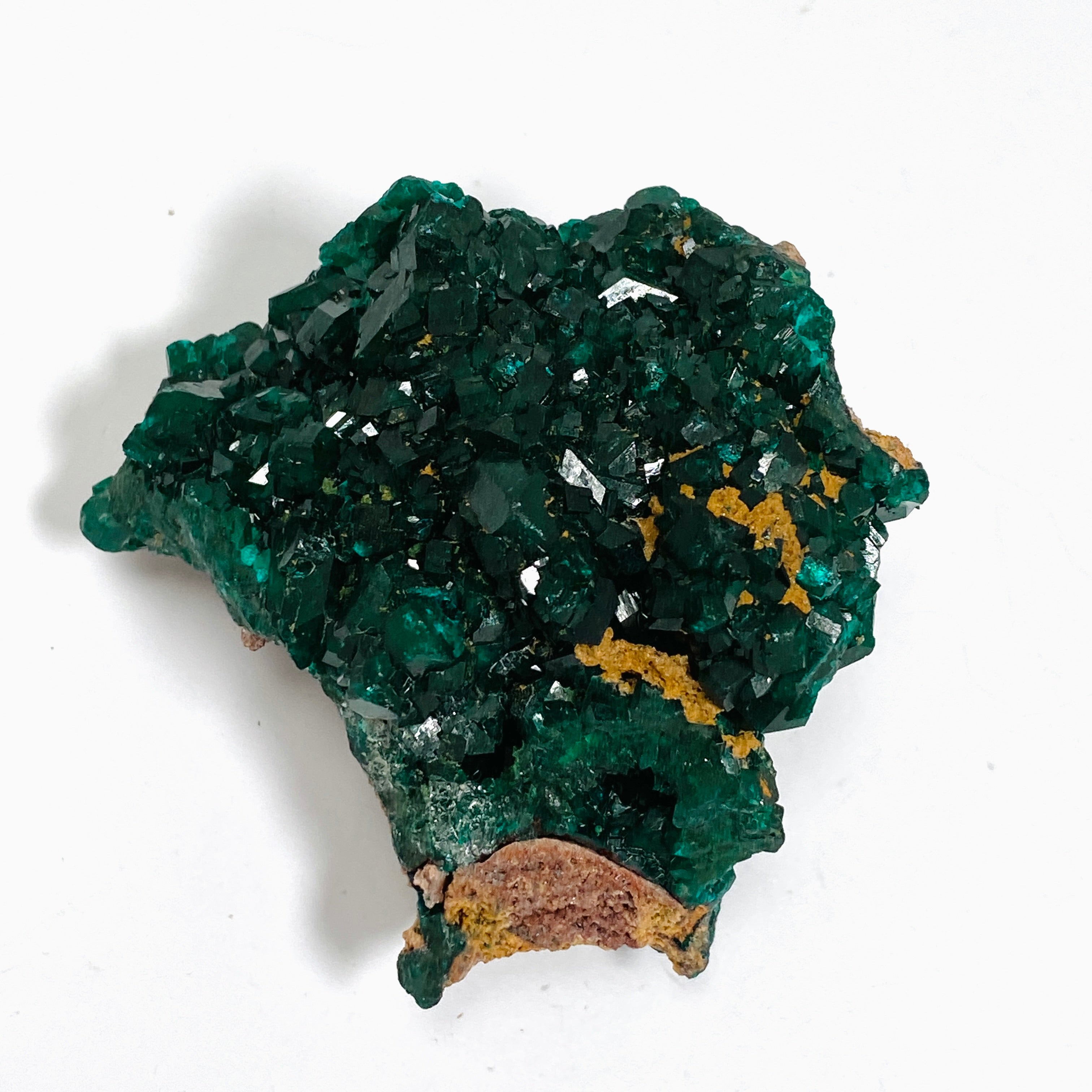 Natural Dioptase Crystal Specimen from Congo - Rare Mineral Collection (CR3744) | Healing Crystals, Meditation & Home Decor