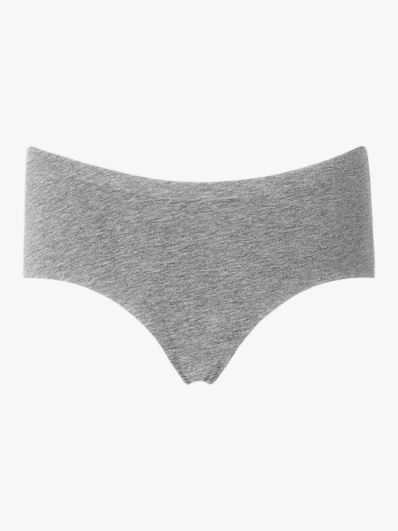 Komodo Odette Organic Cotton Briefs for Women - Soft & Breathable Underwear - Marl Grey - Perfect for Everyday Comfort & Yoga
